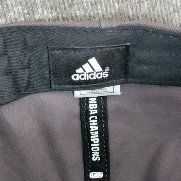 Golden State Warriors Hat Mens Gray 2017 5X NBA Basketball Champions Adidas Cap - Picture 10 of 12